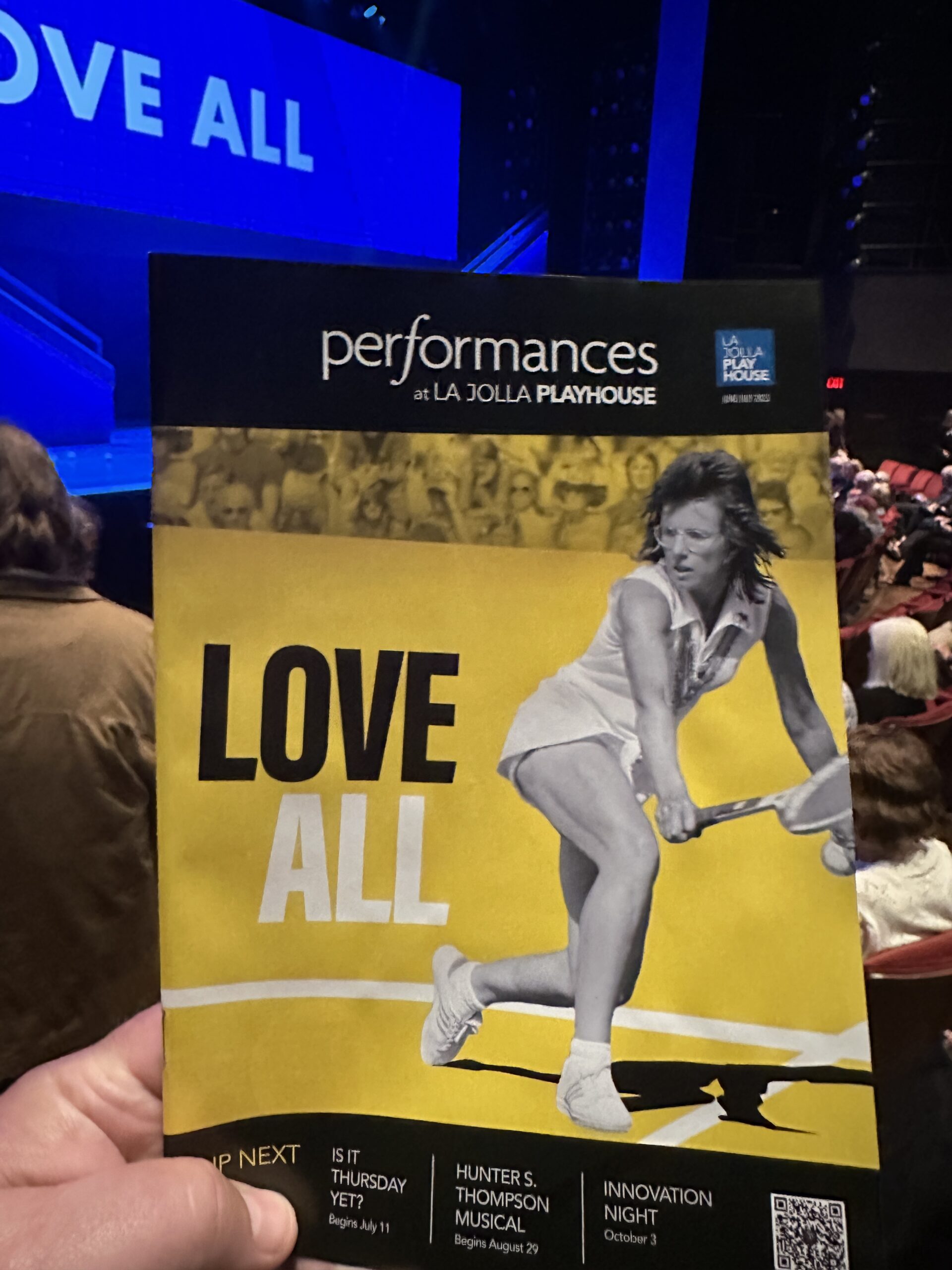 I saw Love All, the Billie Jean King play (review)